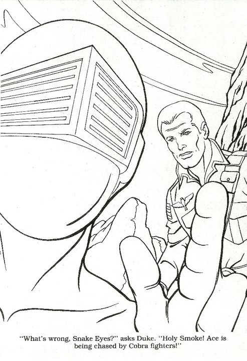 Coloring Time: What’s Wrong, Snake Eyes?